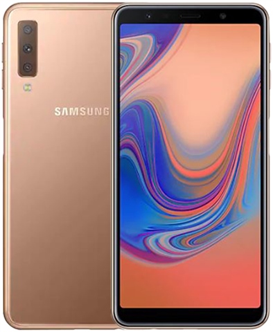Galaxy A7 ゴールド 64 GB Samsung Galaxy A7 (2018) Dual SIM 64GB Złoty, Bez Simlocka B